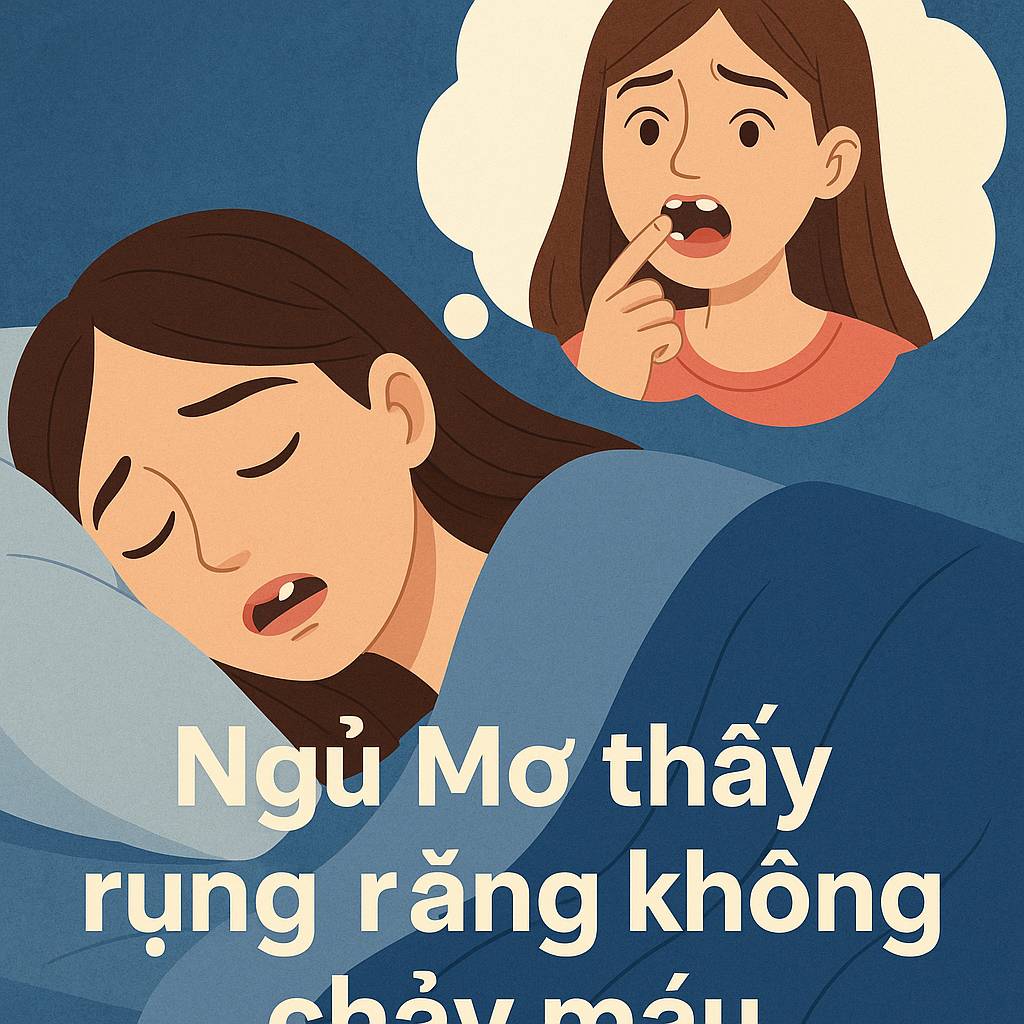 Mơ thấy rụng răng không chảy máu là điềm gì? Đánh số mấy