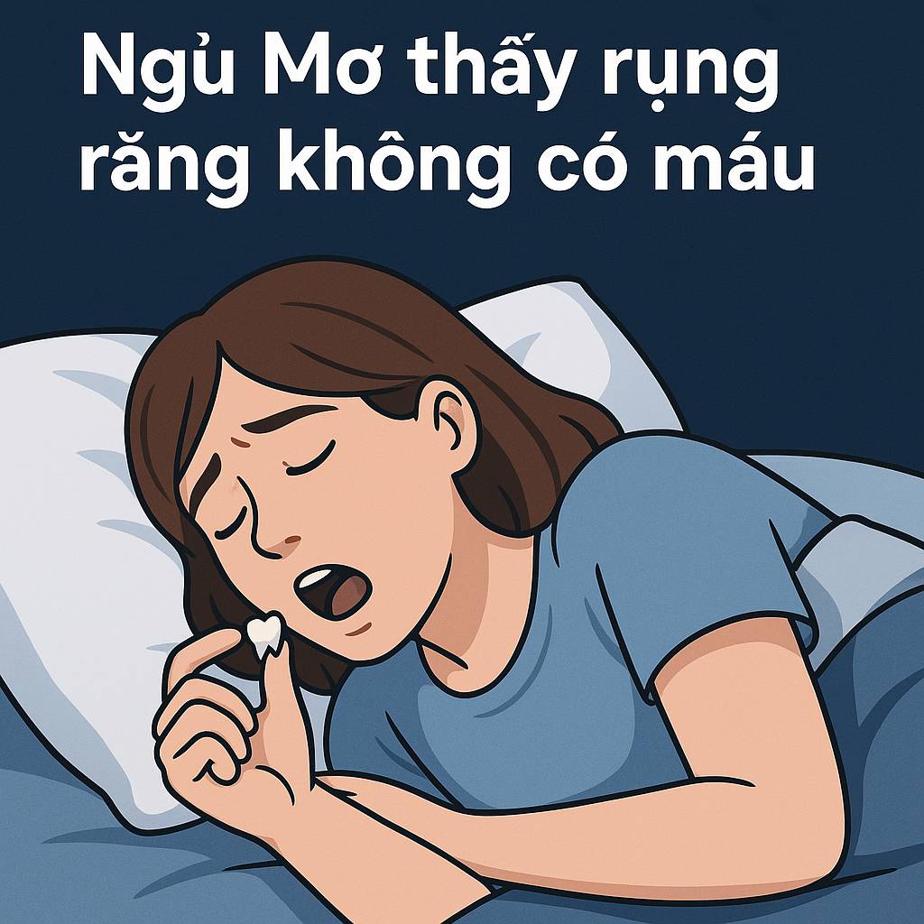 Mơ thấy rụng răng không có máu là điềm gì? Đánh số mấy