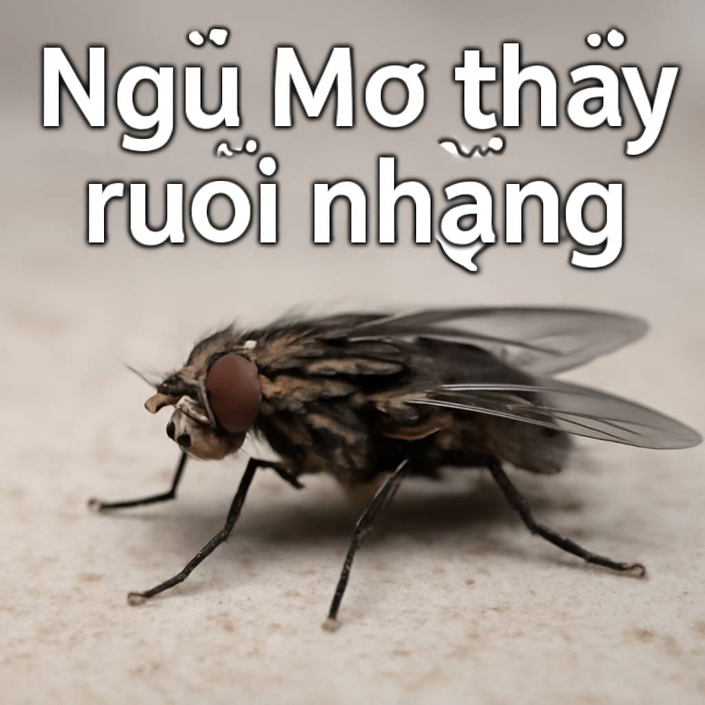 Mơ thấy ruồi nhặng là điềm gì? Đánh số mấy