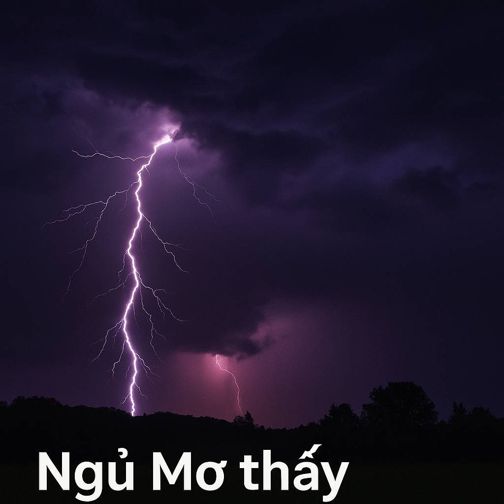 Mơ thấy sấm sét đánh là điềm gì? Đánh số mấy?