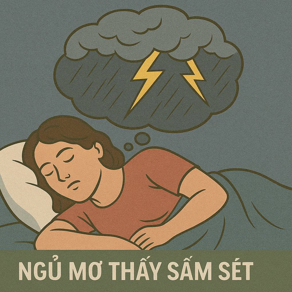 Nằm mơ thấy "sấm sét" là điềm gì, đánh con số nào?