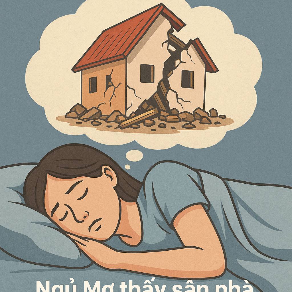 Mơ thấy sập nhà là điềm gì? Đánh số mấy?