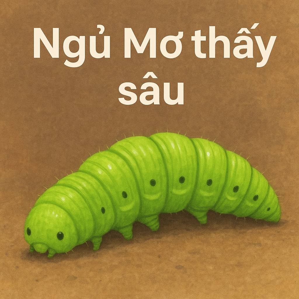 Mơ thấy sâu là điềm gì? Đánh số mấy