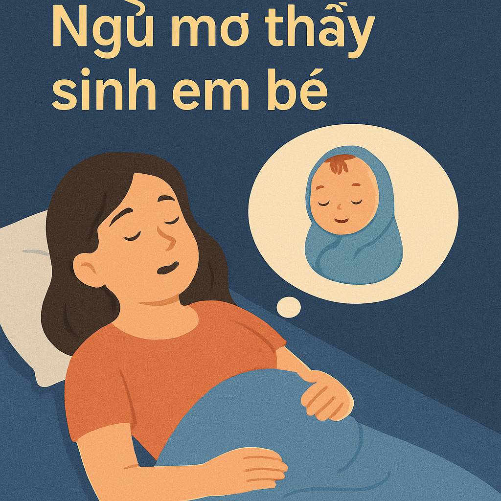 Mơ thấy sinh em bé là điềm gì? Đánh số mấy chuẩn nhất