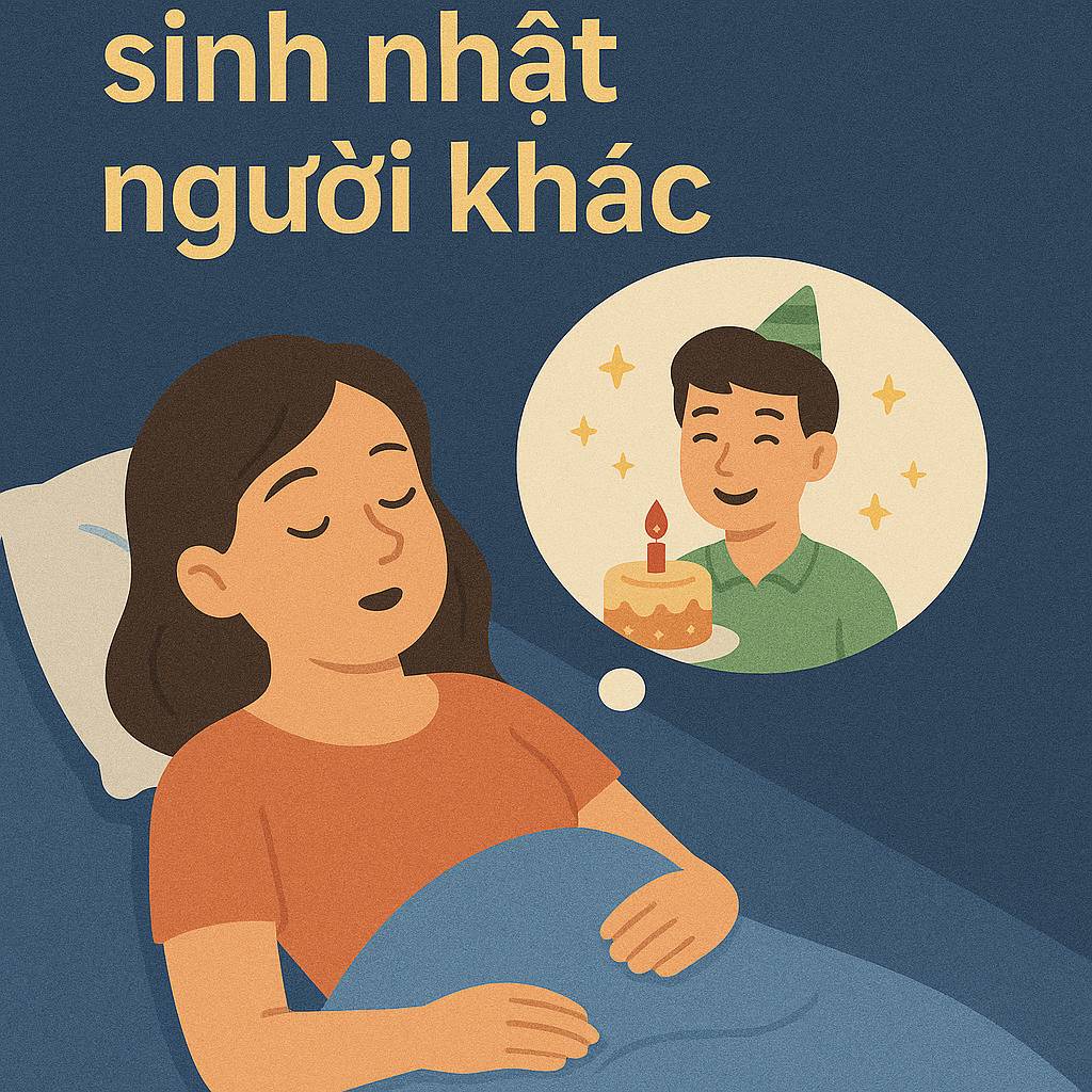 Mơ thấy sinh nhật người khác là điềm gì? Đánh số mấy