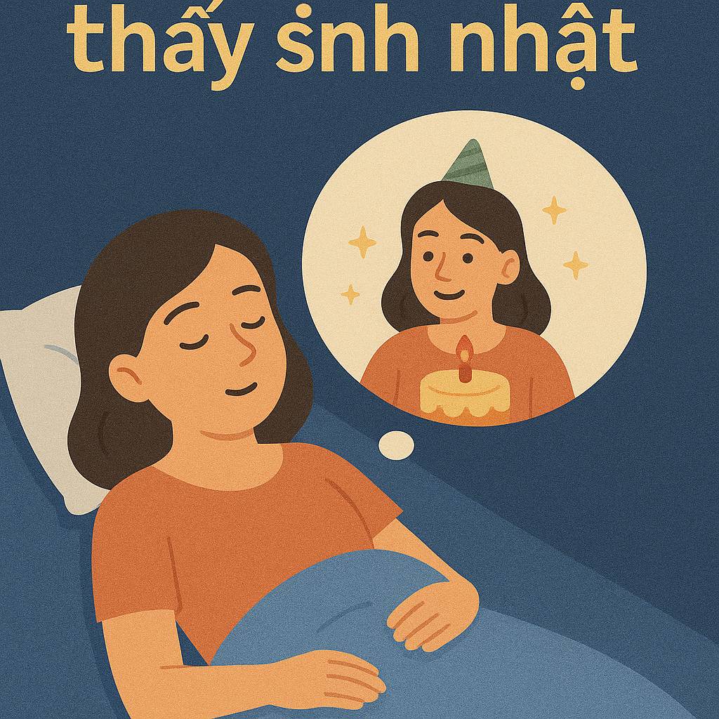 Mơ thấy sinh nhật là điềm gì? Đánh số mấy