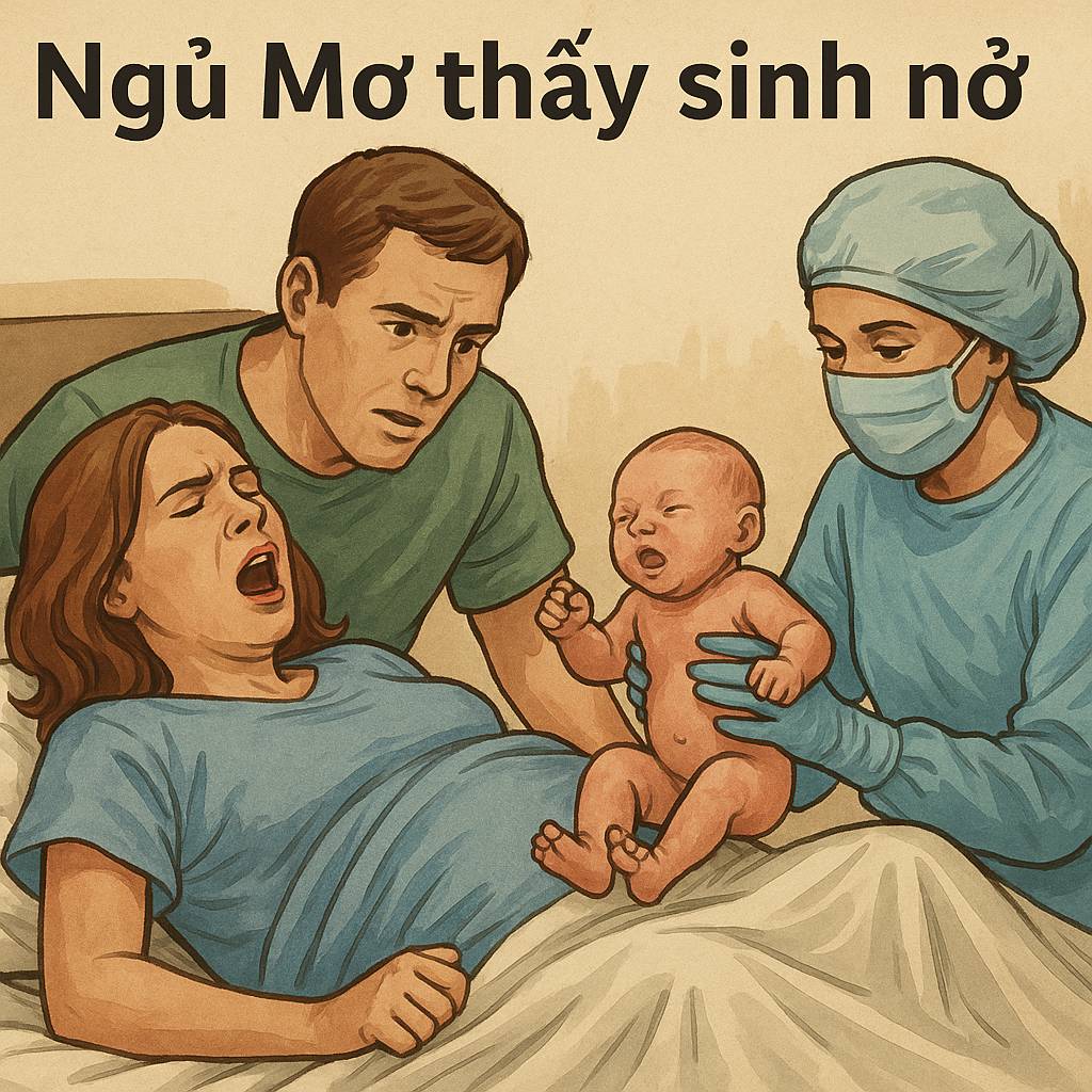 Mơ thấy sinh nở là điềm gì? Đánh số mấy