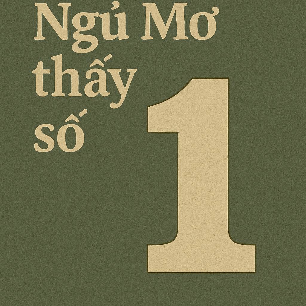 Mơ thấy số 1 là điềm gì? Đánh số mấy để may mắn?