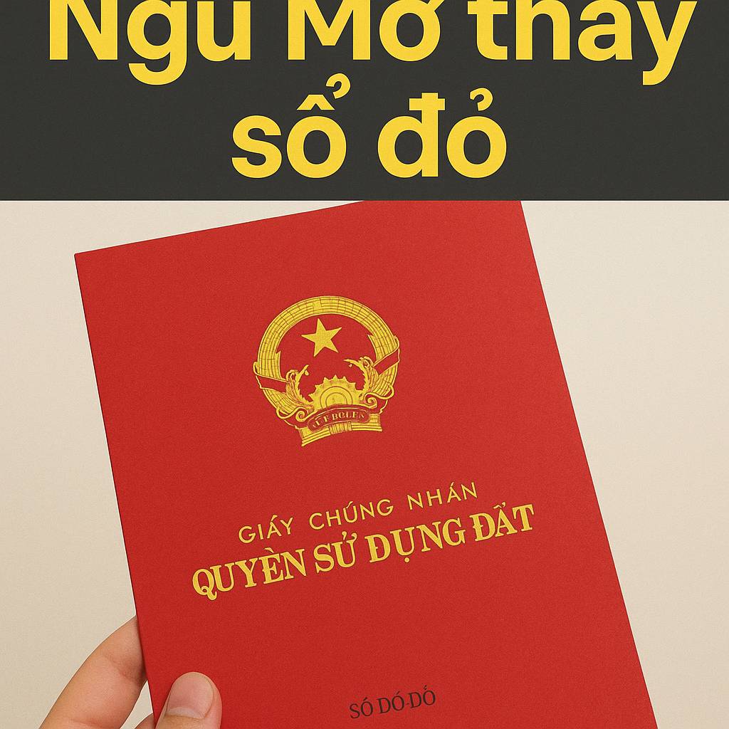 Mơ thấy sổ đỏ là điềm gì? Đánh số mấy?