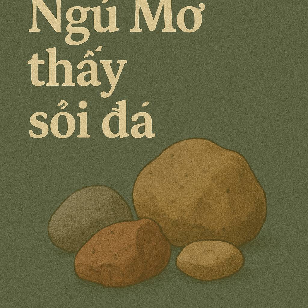 Mơ thấy sỏi đá là điềm gì? Đánh số mấy