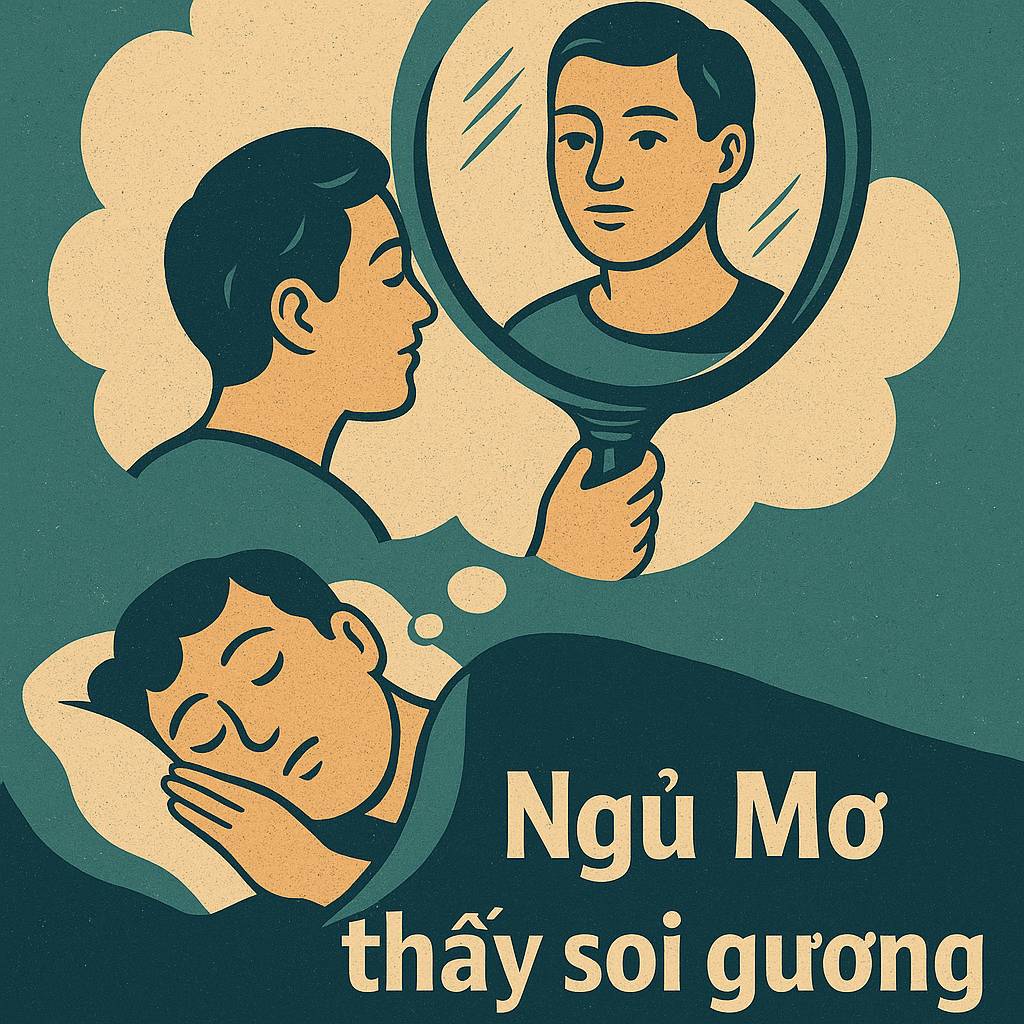Nằm mơ thấy "soi gương" là điềm gì, đánh con số nào?
