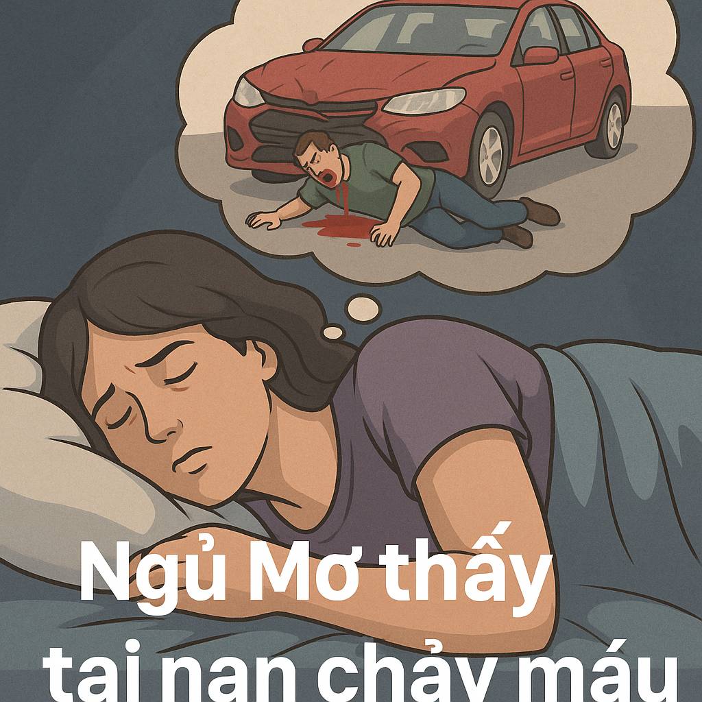 Mơ thấy tai nạn chảy máu là điềm gì? Đánh số mấy?