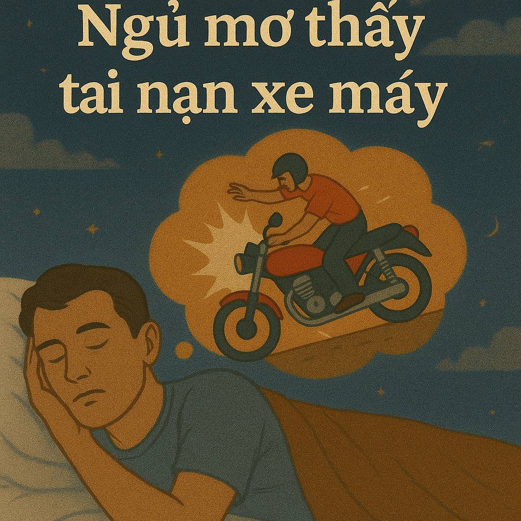 Mơ thấy tai nạn xe máy là điềm gì? Đánh số mấy