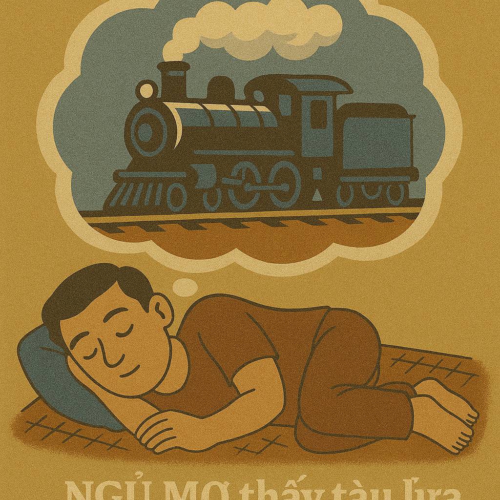 Mơ thấy tàu lửa là điềm gì? Đánh số mấy?