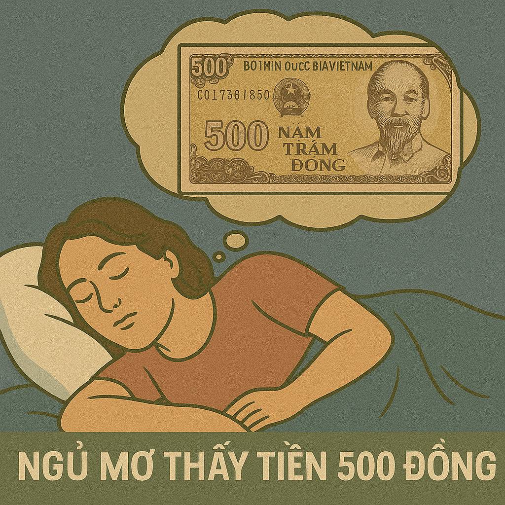 Nằm mơ thấy "tiền 500 đồng" là điềm gì, đánh con số nào?