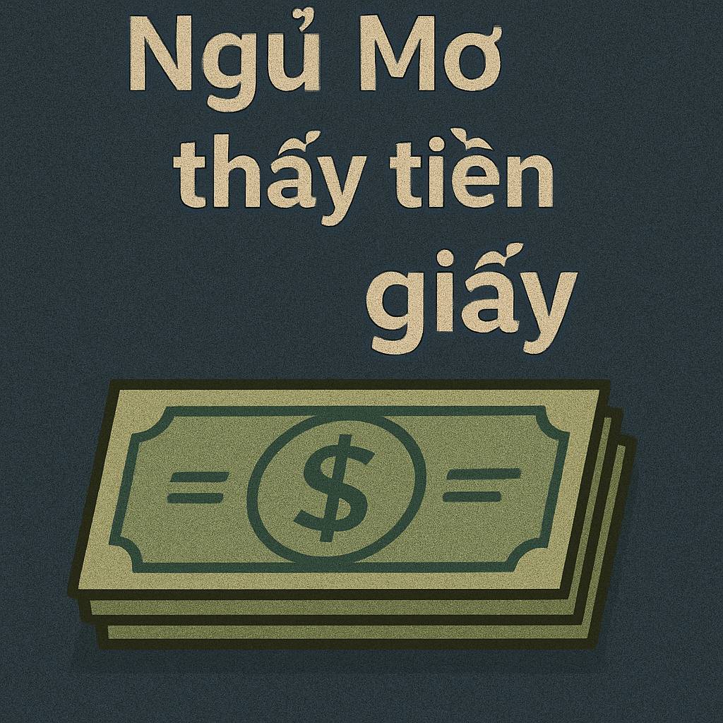 Mơ thấy tiền giấy là điềm gì? Đánh số mấy