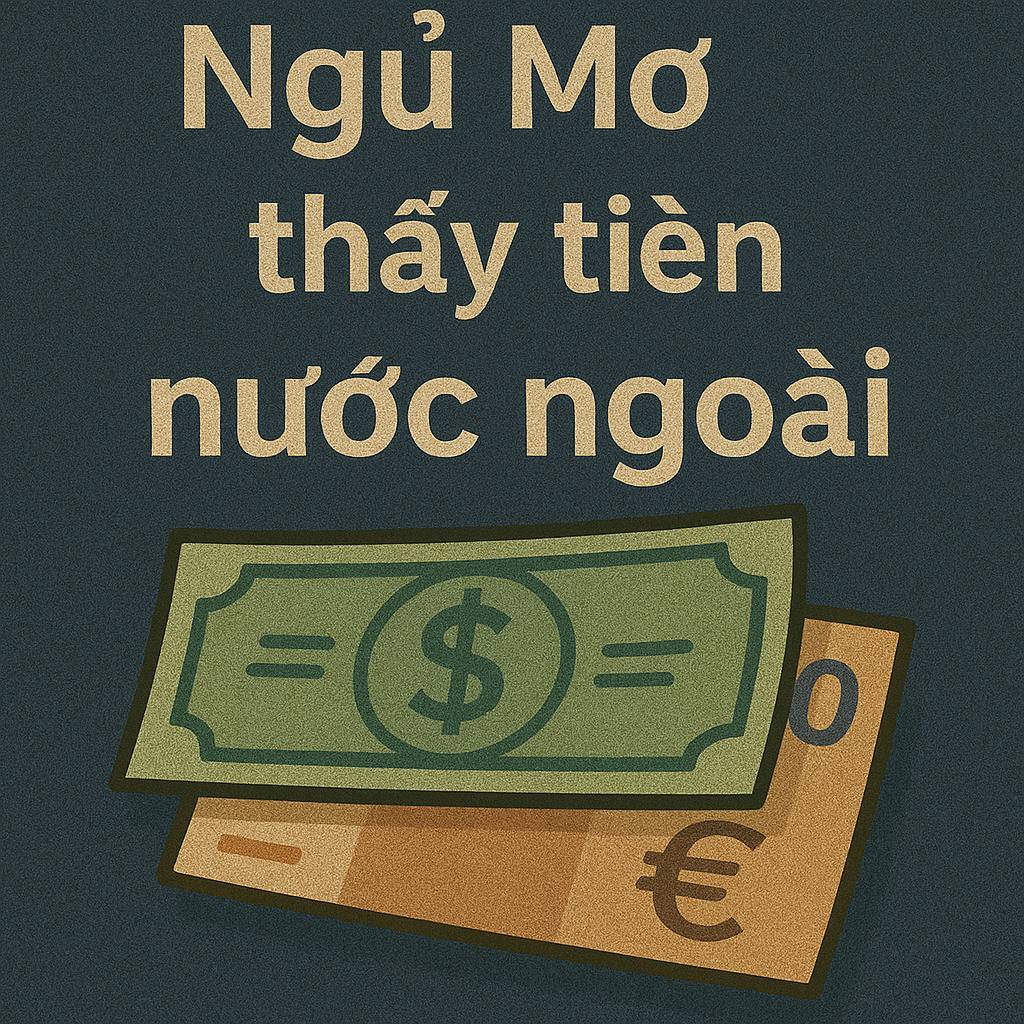 Mơ thấy tiền nước ngoài là điềm gì? Đánh số mấy