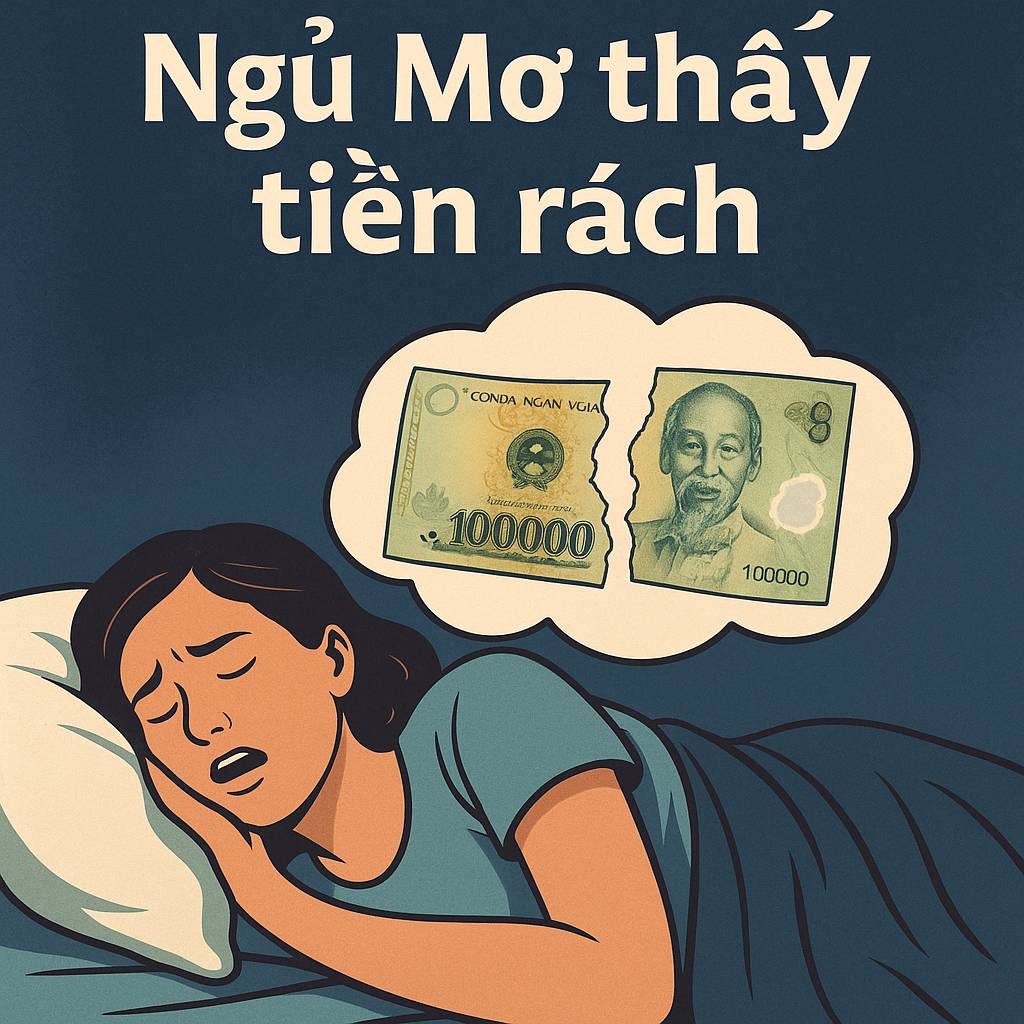 Mơ thấy tiền rách là điềm gì? Đánh số mấy