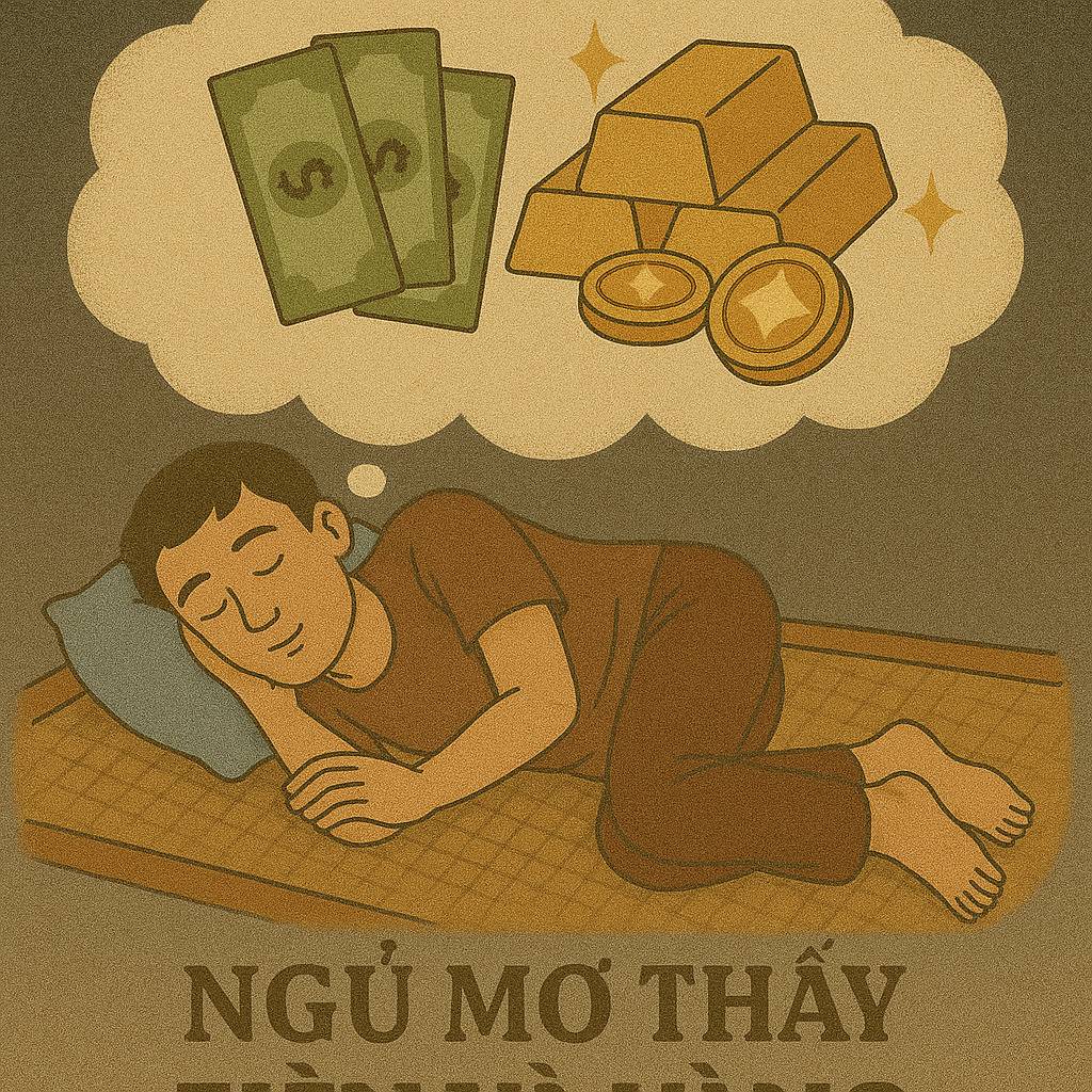 Mơ thấy tiền và vàng là điềm gì? Đánh số mấy
