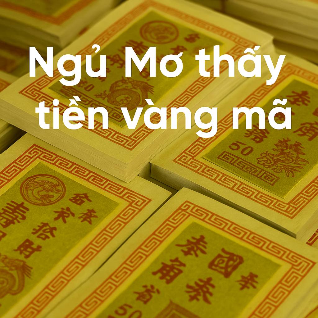 Mơ thấy tiền vàng mã là điềm gì? Đánh số mấy?