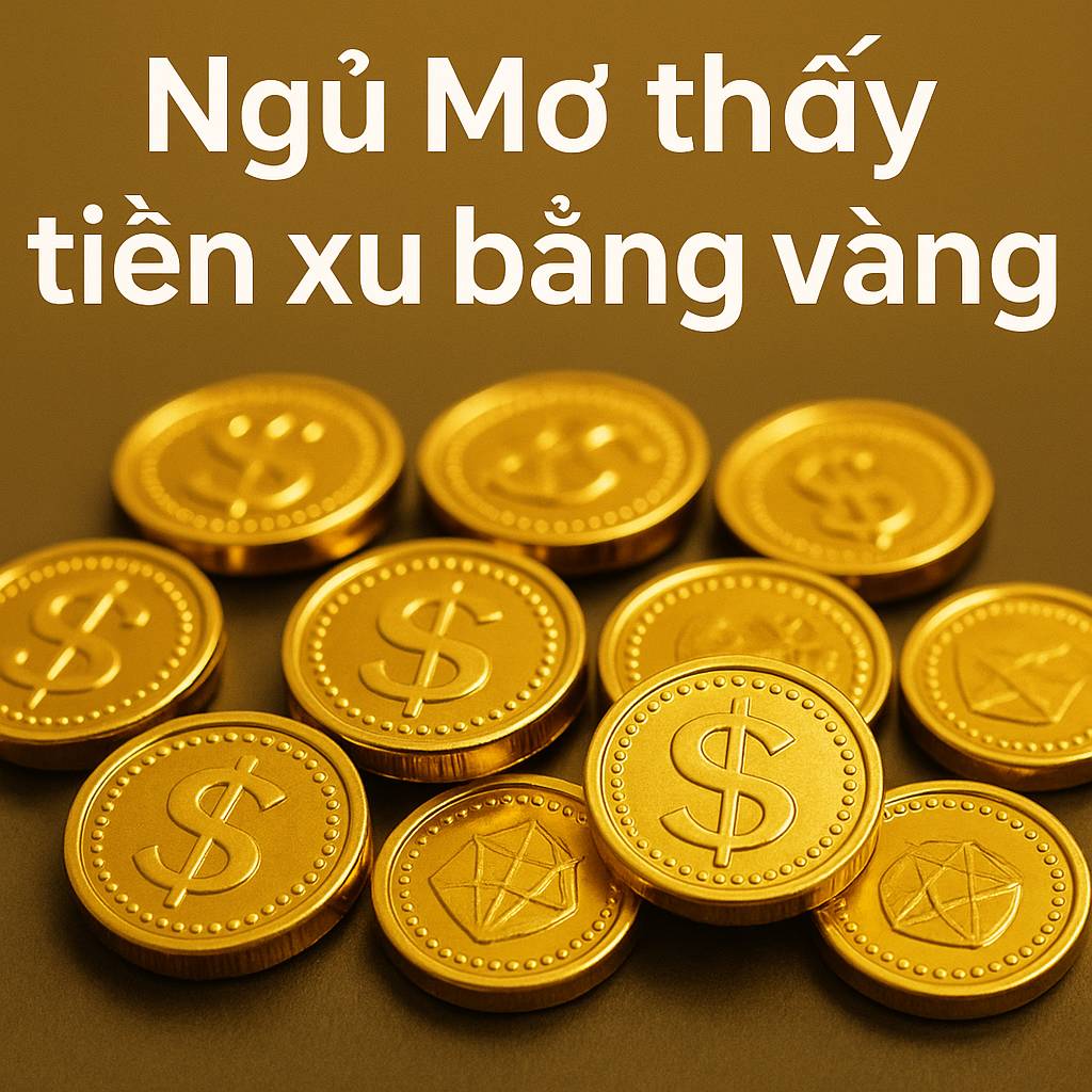 Mơ thấy tiền xu bằng vàng là điềm gì? Đánh số mấy