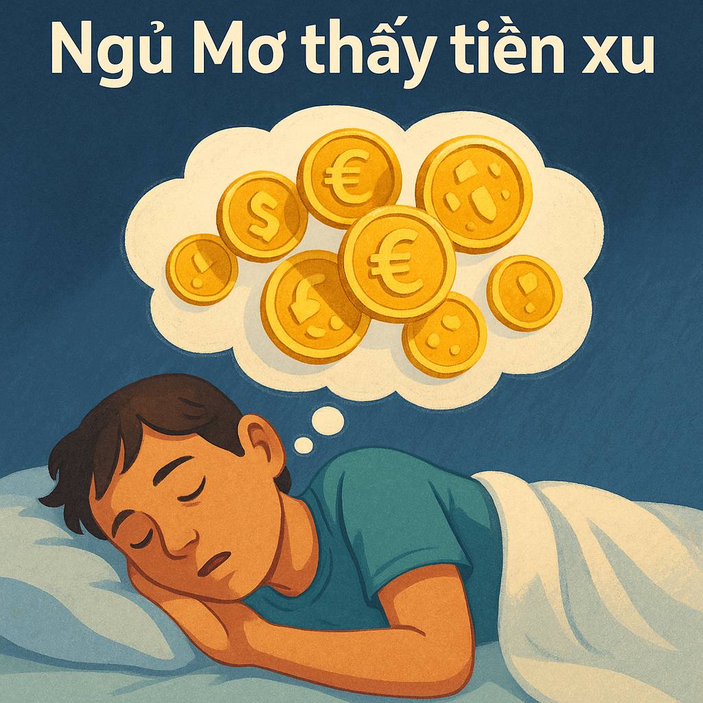 Mơ thấy tiền xu là điềm gì? Đánh số mấy?