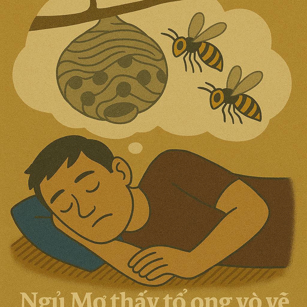 Mơ thấy tổ ong vò vẽ là điềm gì? Đánh số mấy?