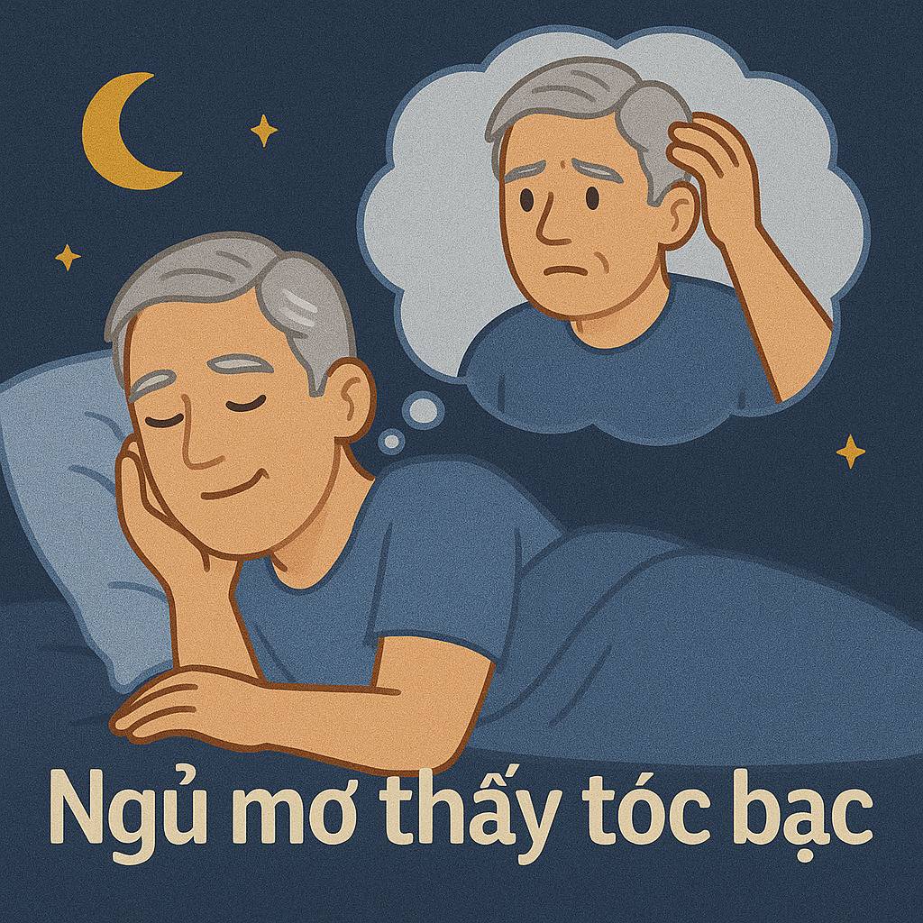 Mơ thấy tóc bạc là điềm gì? Đánh số mấy