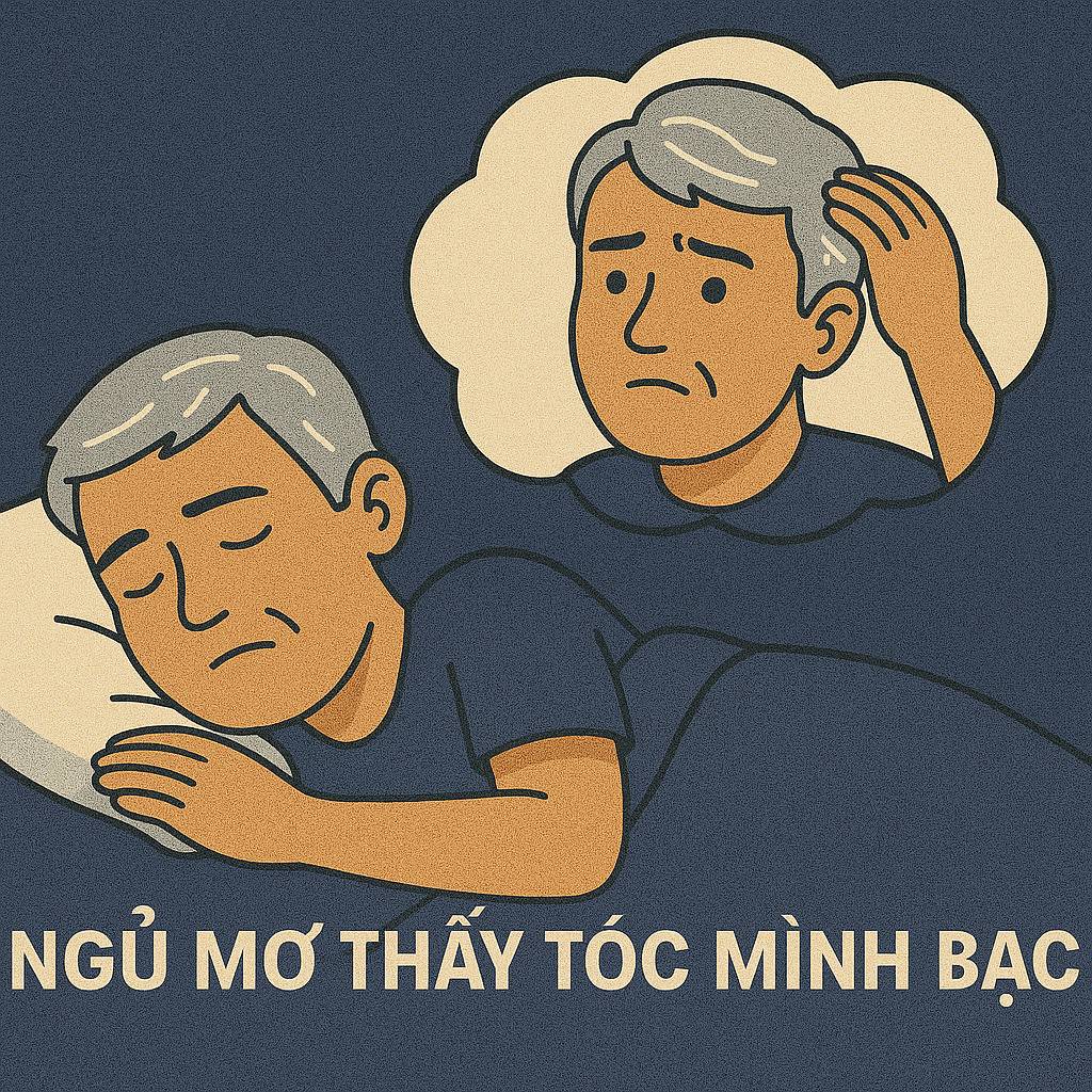 Mơ thấy tóc mình bạc là điềm gì? Đánh số mấy?