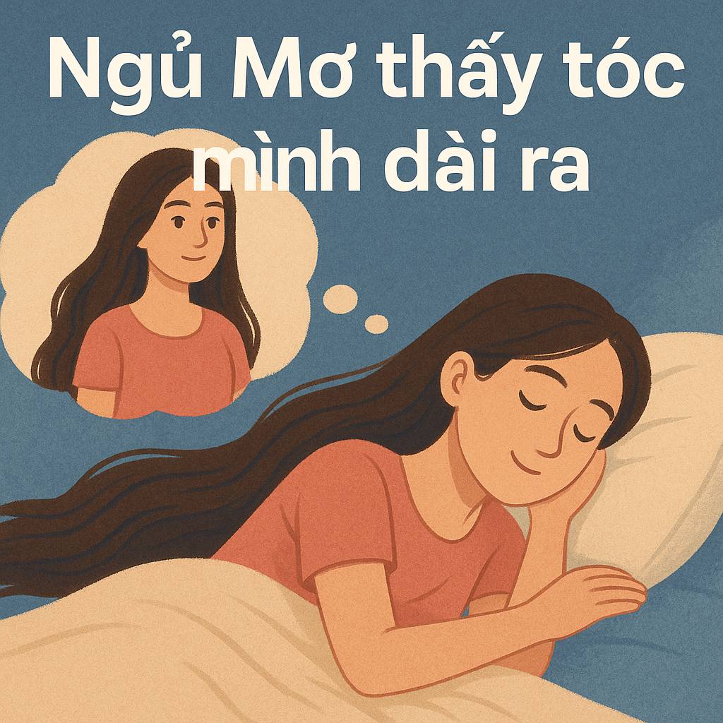 Mơ thấy tóc mình dài ra là điềm gì? Đánh số mấy