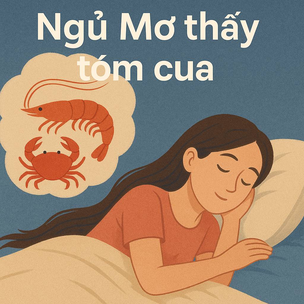 Mơ thấy tôm cua là điềm gì? Đánh số mấy