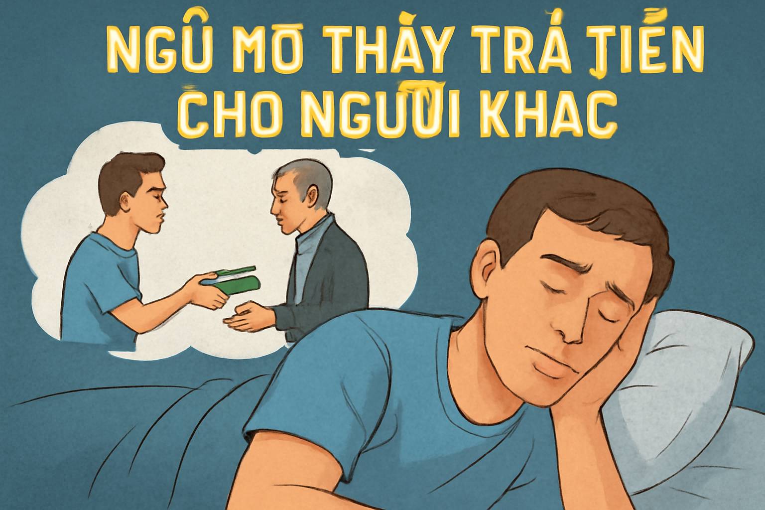 Mơ thấy trả tiền cho người khác là điềm gì? Đánh số mấy