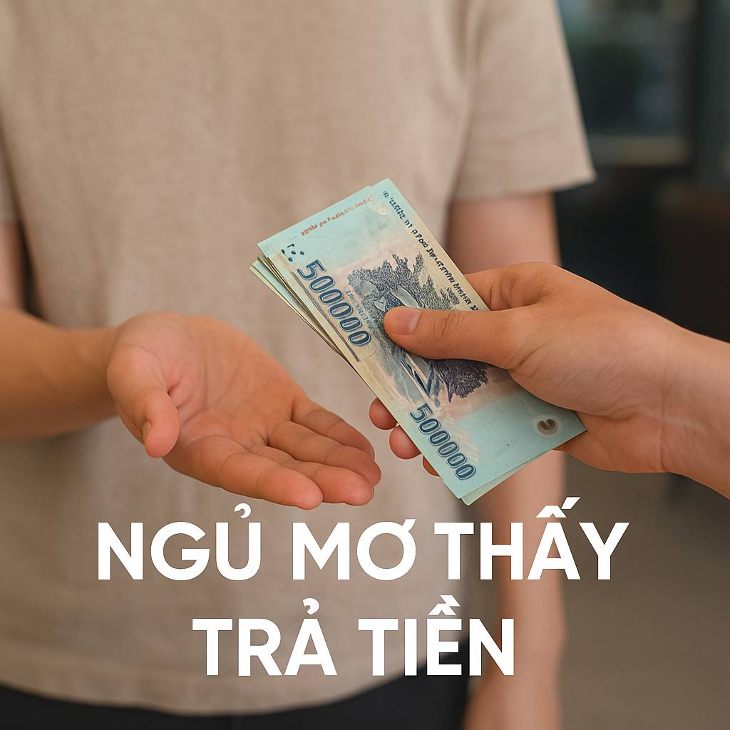 Mơ thấy trả tiền là điềm gì? Đánh số mấy?