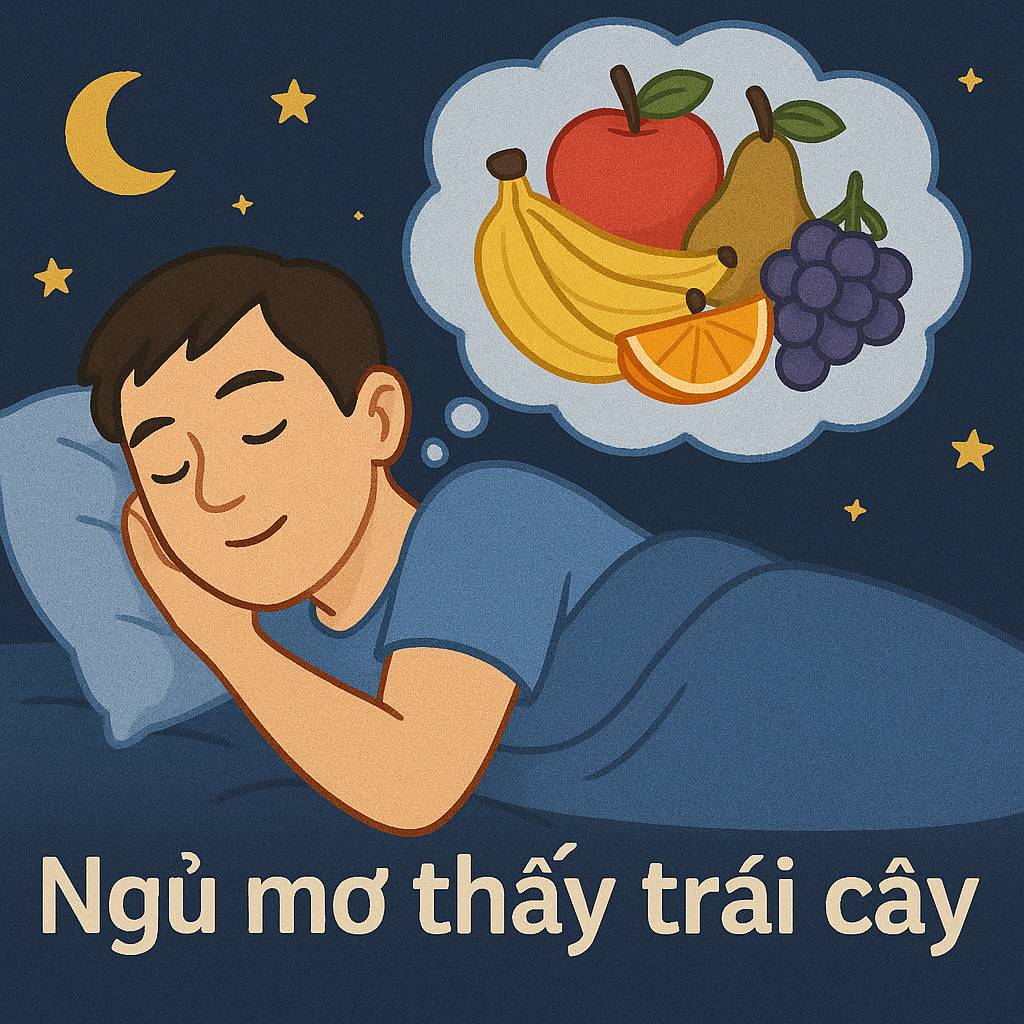 Mơ thấy trái cây là điềm gì? Đánh số mấy
