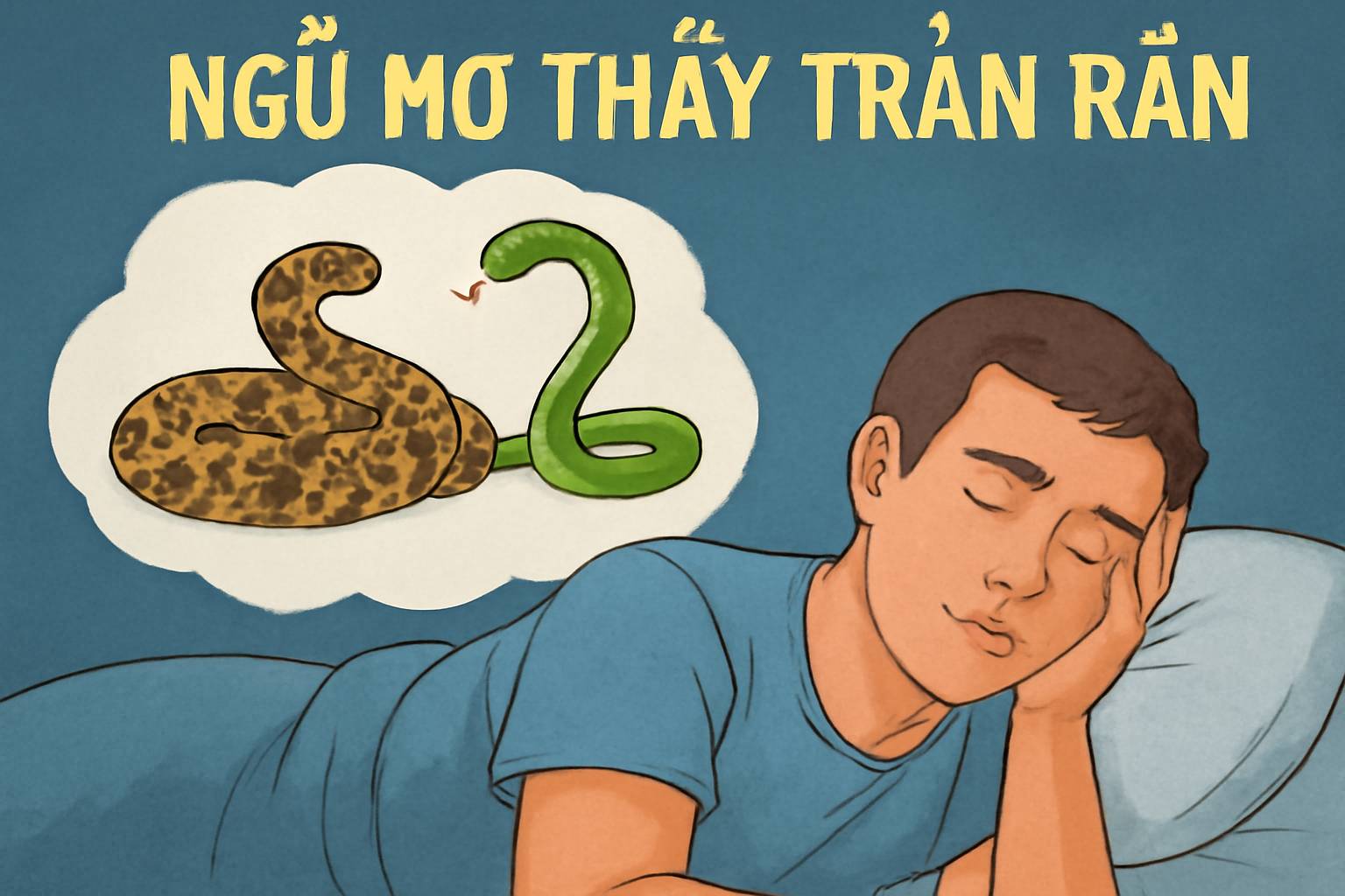 Mơ thấy trăn rắn là điềm gì? Đánh số mấy?