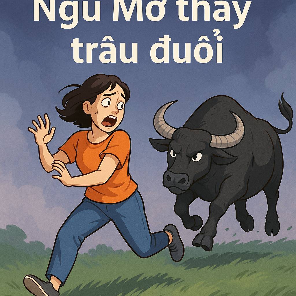 Mơ thấy trâu đuổi là điềm gì? Đánh số mấy