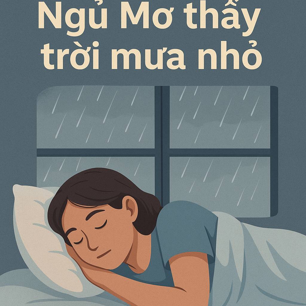 Mơ thấy trời mưa nhỏ là điềm gì? Đánh số mấy?