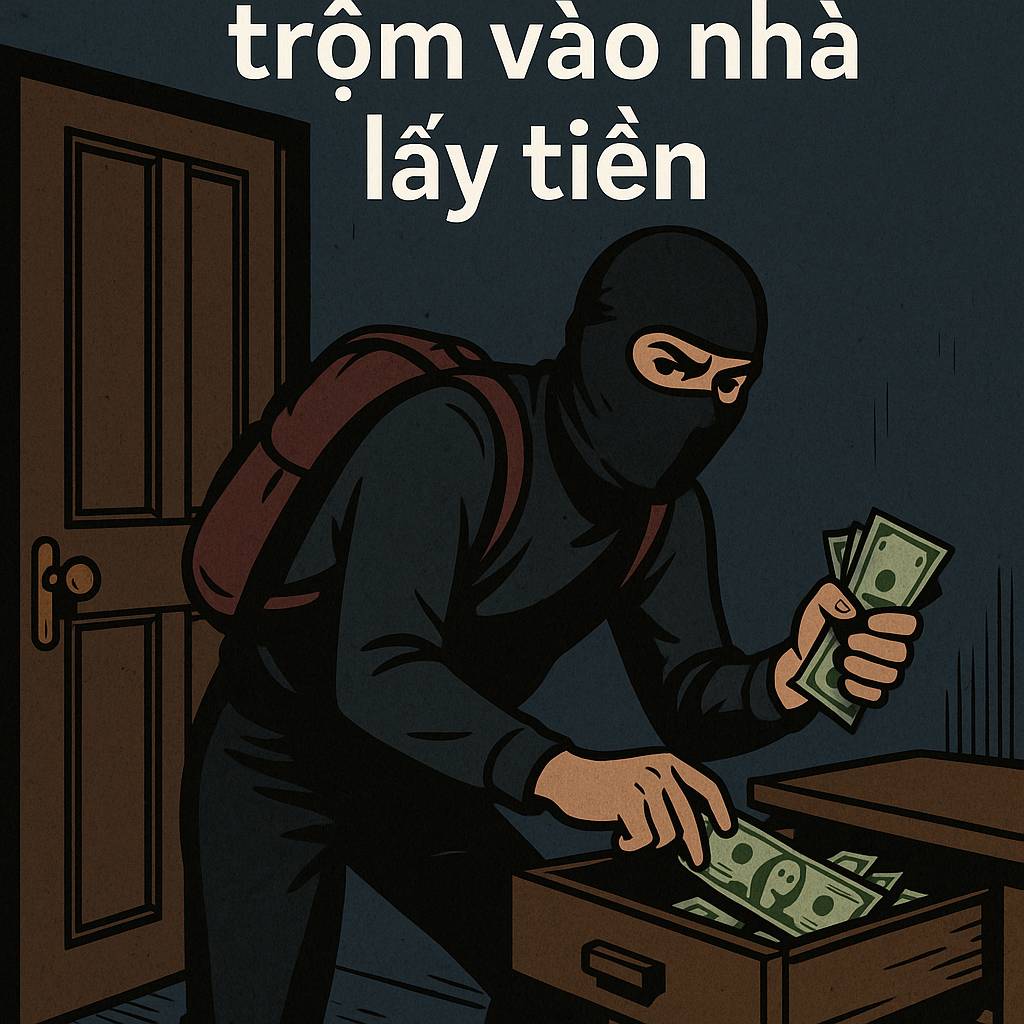 Mơ thấy trộm vào nhà lấy tiền là điềm gì? Đánh số mấy