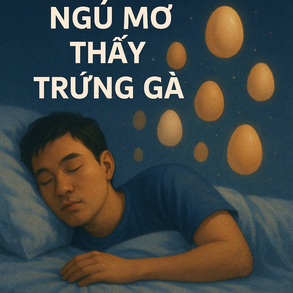 Mơ thấy trứng gà là điềm gì? Đánh số mấy?
