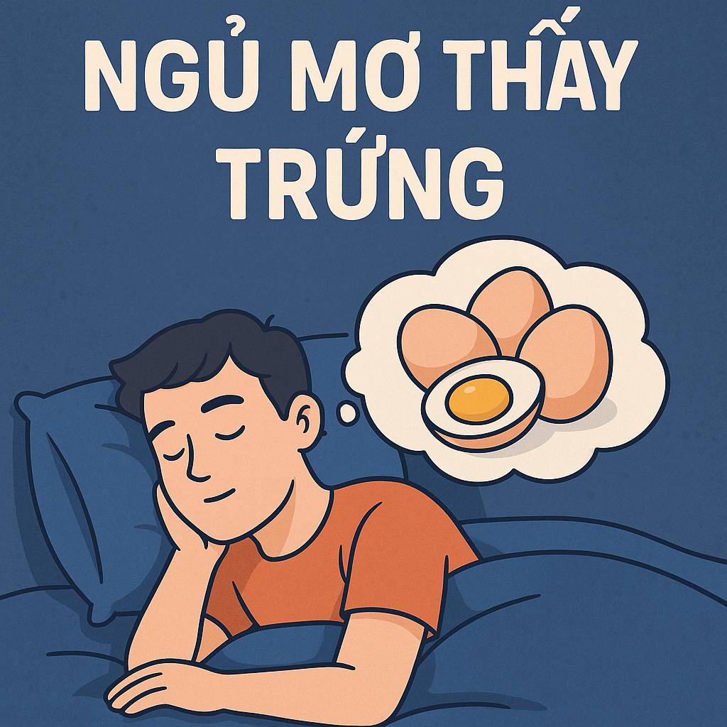 Mơ thấy trứng là điềm gì? Đánh số mấy