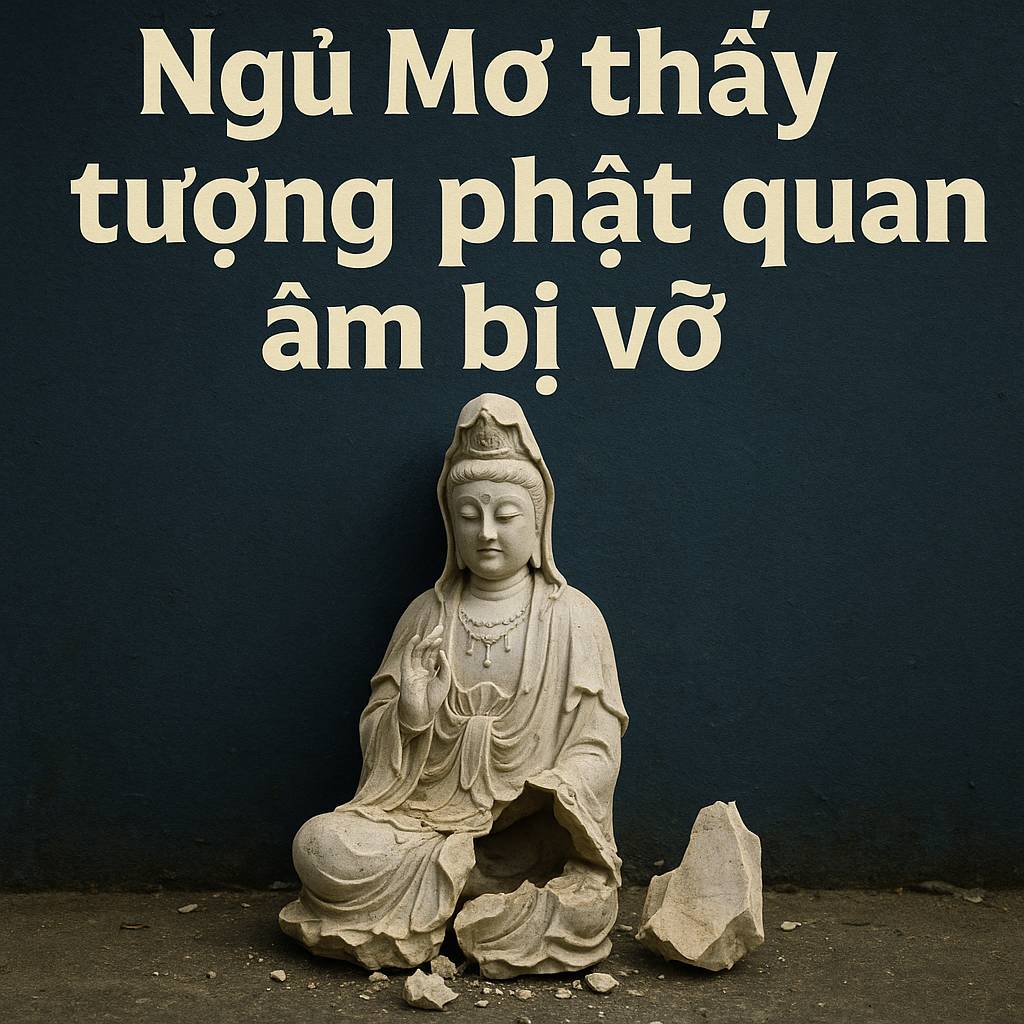 Mơ thấy tượng Phật Quan Âm bị vỡ là điềm gì? Đánh số mấy