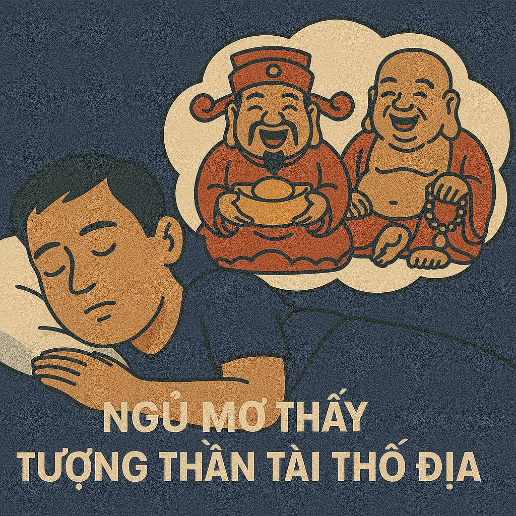 Mơ thấy tượng Thần Tài Thổ Địa là điềm gì? Đánh số mấy?