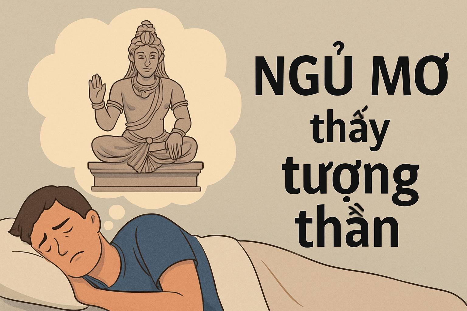 Mơ thấy tượng thần là điềm gì? Đánh số mấy?