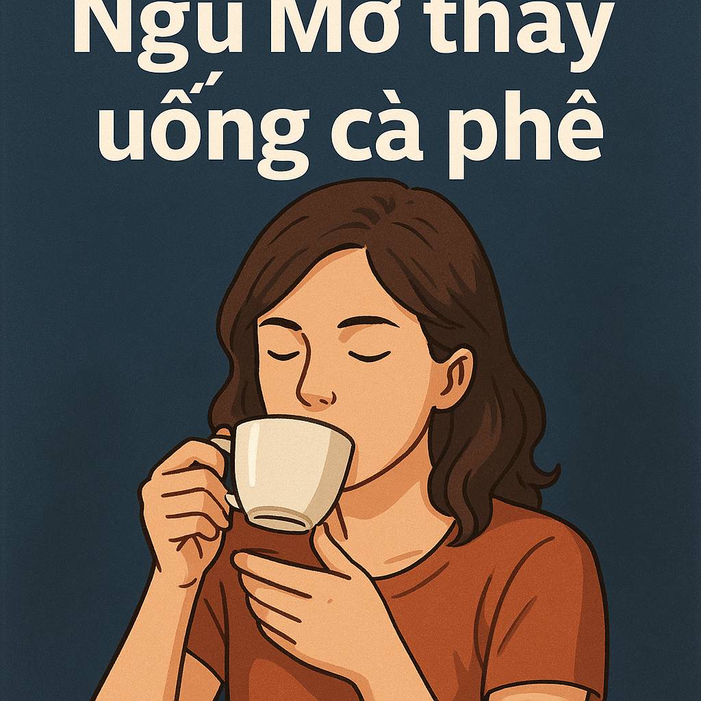 Mơ thấy uống cà phê là điềm gì? Đánh số mấy