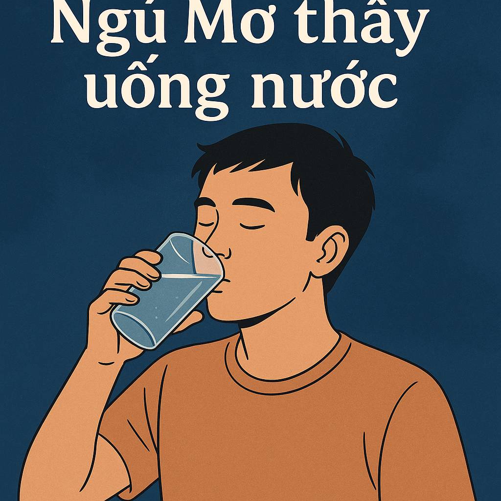 Mơ thấy uống nước là điềm gì? Đánh số mấy