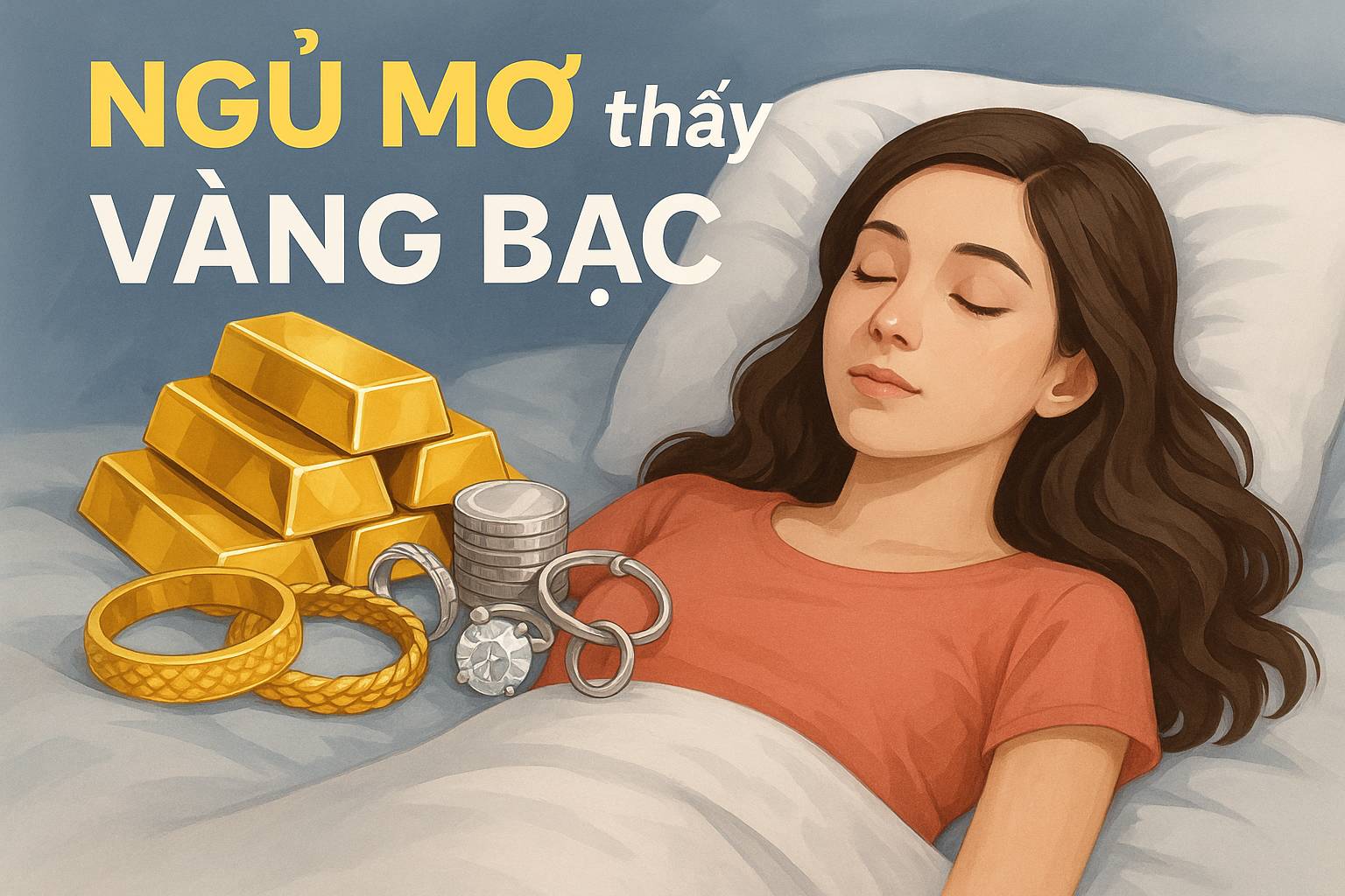 Mơ thấy vàng bạc là điềm gì? Đánh số mấy