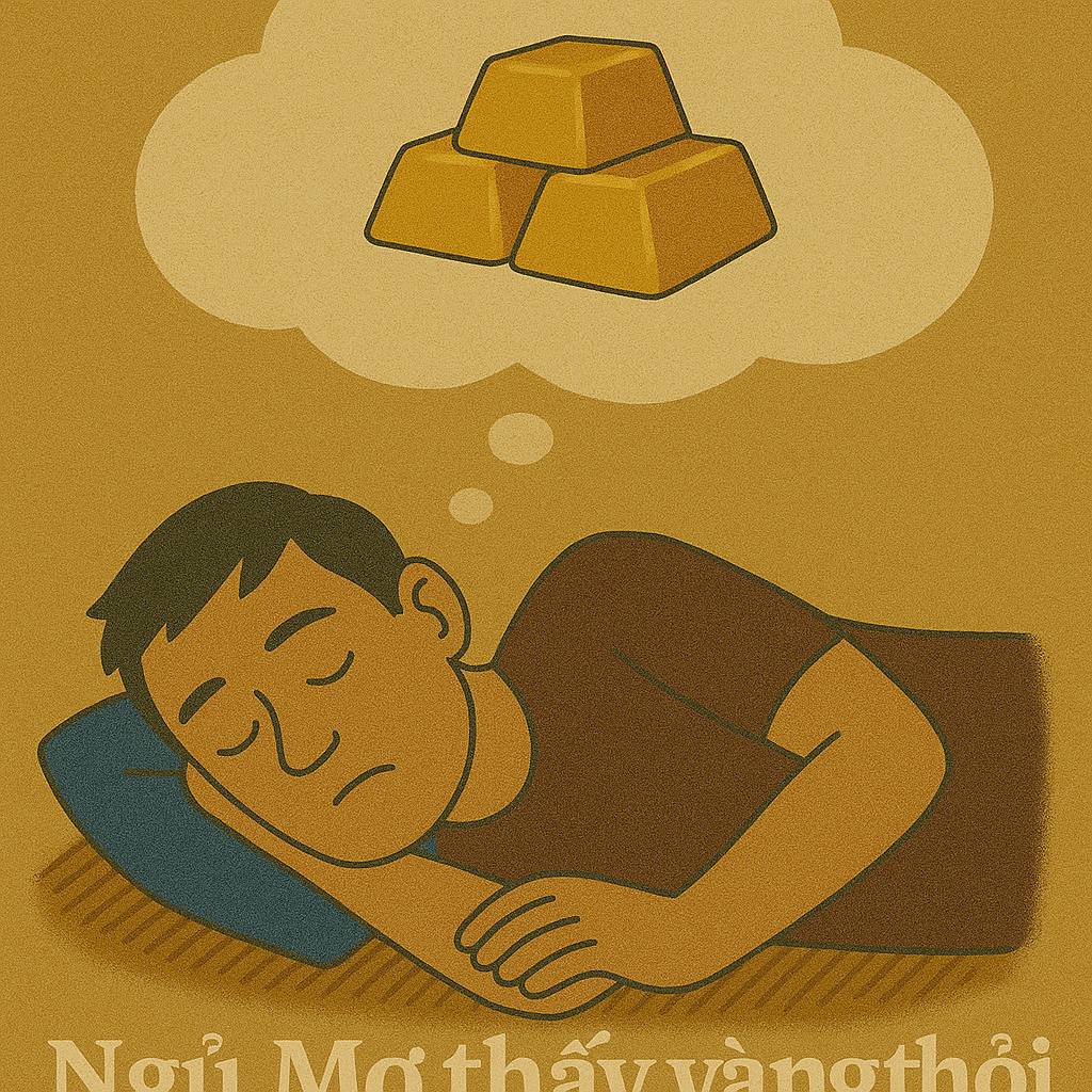 Mơ thấy vàng thỏi là điềm gì? Đánh số mấy?