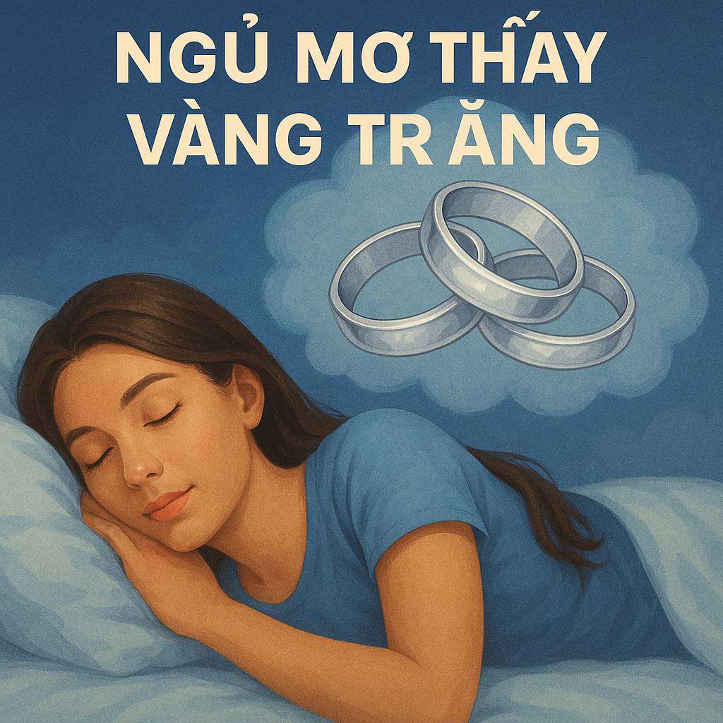 Mơ thấy vàng trắng là điềm gì? Đánh số mấy