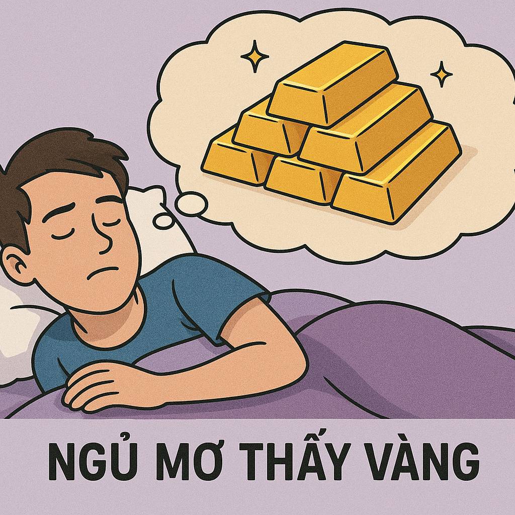 Mơ thấy vàng là điềm gì? Đánh số mấy chuẩn xác 2025