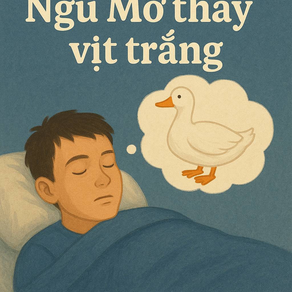 Mơ thấy vịt trắng là điềm gì? Đánh số mấy